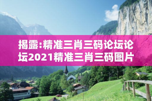 揭露:精准三肖三码论坛论坛2021精准三肖三码图片深度观察:精准三肖三码论坛01-23-34-45-12-07 T:39的欺诈本质-核心解答、解释与落实