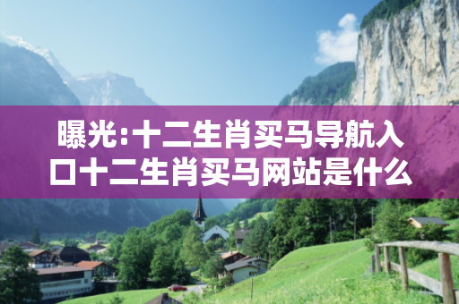 曝光:十二生肖买马导航入口十二生肖买马网站是什么深度观察:十二生肖买马导航入口01-23-34-45-12-07 T:39的欺诈本质-核心解答、解释与落实